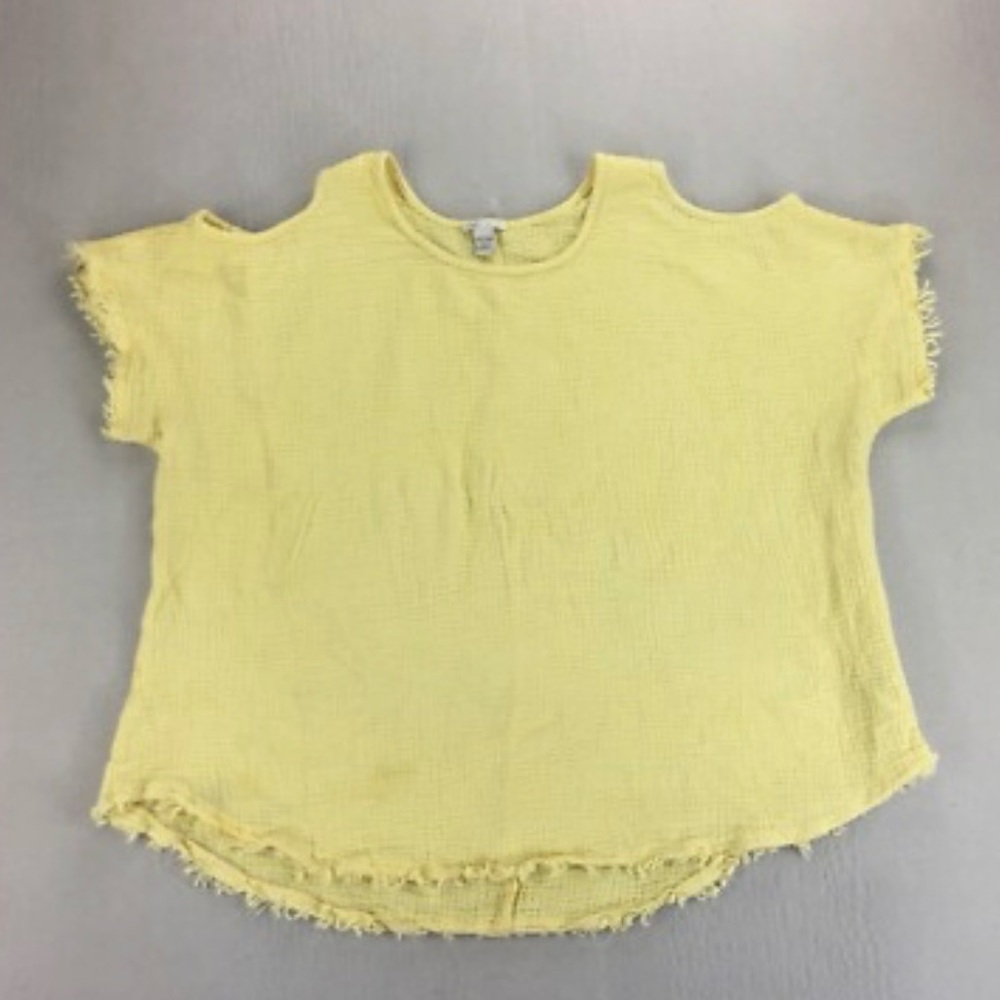 Cato Light Yellow Cold Shoulder Blouse 18/20